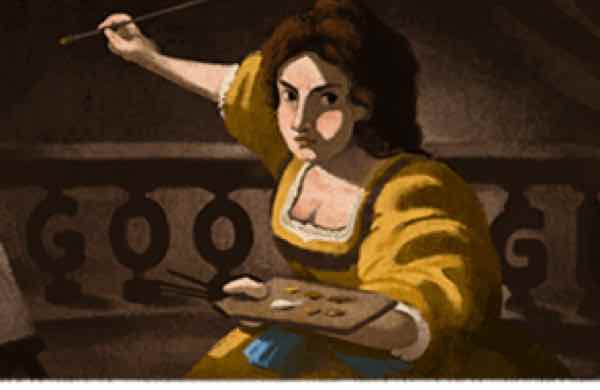 Chi è Artemisia Gentileschi celebrata da Google il Doodle di oggi 