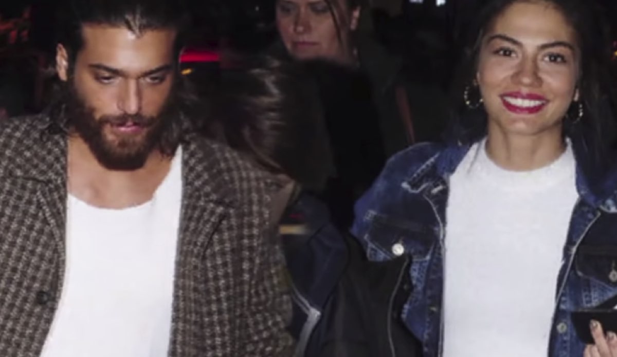 Can Yaman e Demet a cena insieme fotografati dai paparazzi