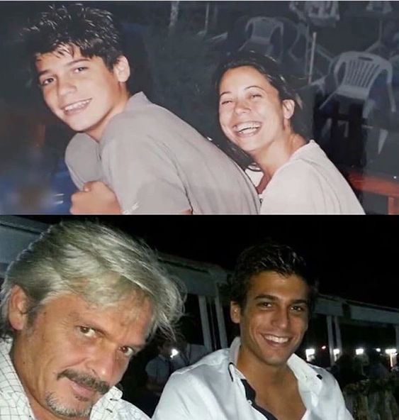 Can Yaman con il padre e la madre da giovane foto mai viste