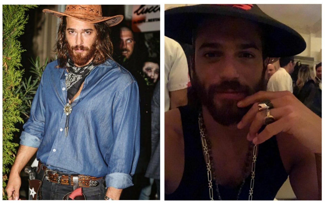 Can Yaman a Halloween serata con amici del divo più amato