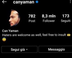 Can Yaman profilo instagram sparito cosa è successo all'attore