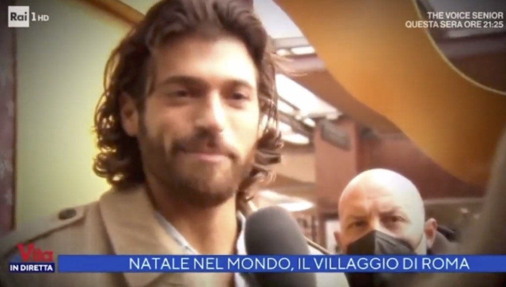 Can Yaman a La Vita in diretta su Rai uno e il regalo che vuole a Natale