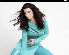 Abito Laura Pausini Eurovision stilista look serata finale