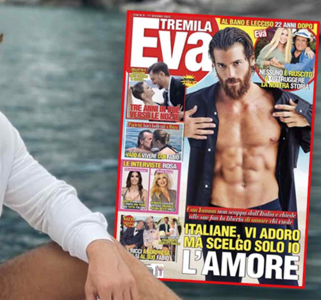 Can Yaman in copertina tuona e dice di sapere chi vuole al suo fianco