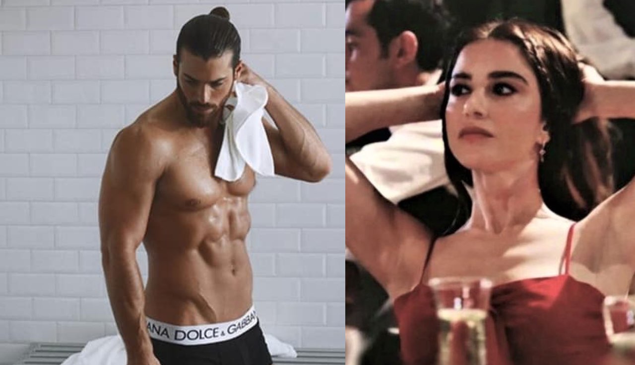 La reazione di Ozge Gurel alle foto in intimo di Can Yaman