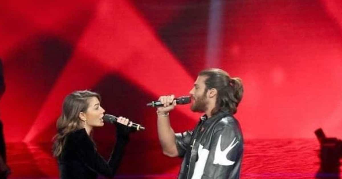 Can e Sanem quando cantavano insieme e l'amore tra loro andava a gonfie vele